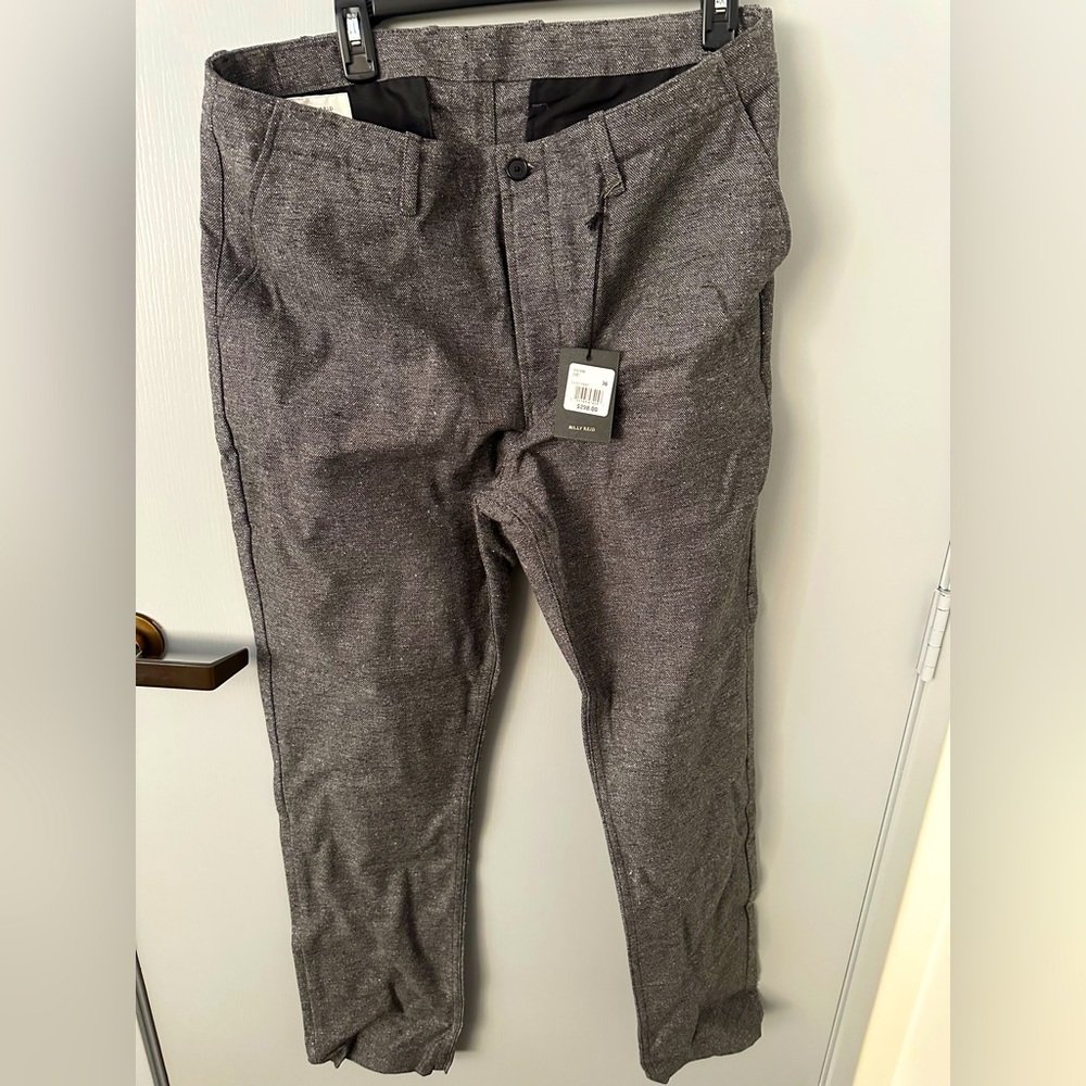 Billy Reid Gray Chino Pant - Size 36 Brand New